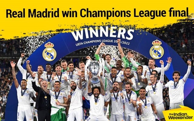 Real Madrid win Champions League final against Liverpool