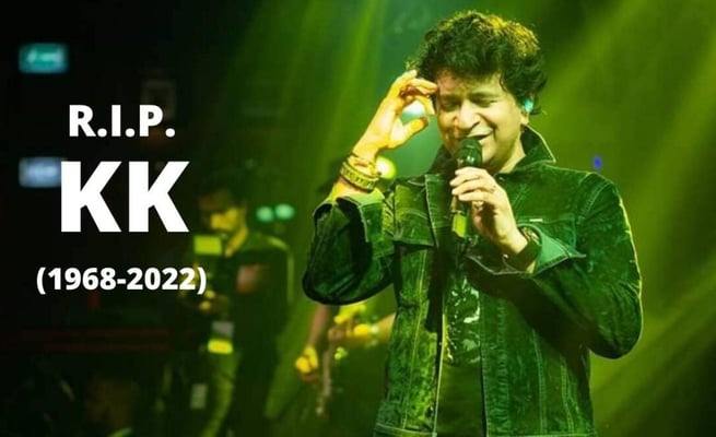 Singer KK passes away in Kolkata after performing at a live concert
