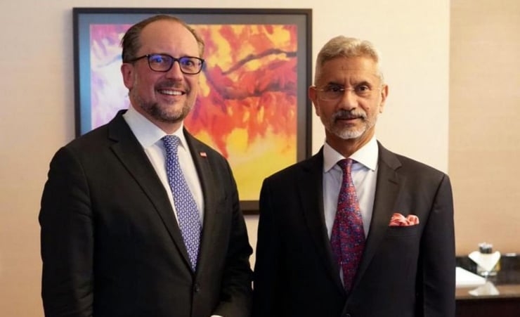Jaishankar meets Austrian counterpart in Slovakia, discusses Afghanistan, Indo Pacific
