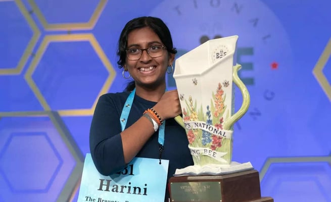 Indian-American Harini Logan wins 2022 Scripps National Spelling Bee