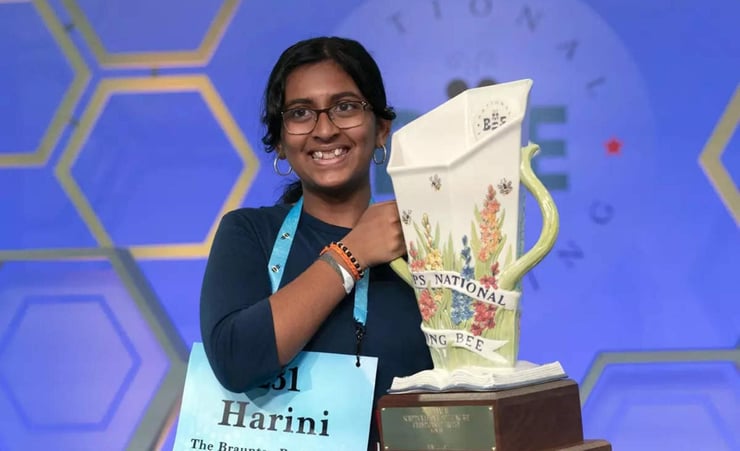 Indian-American Harini Logan wins 2022 Scripps National Spelling Bee