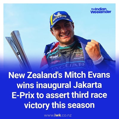 New Zealand's Mitch Evans wins Jakarta E-Prix