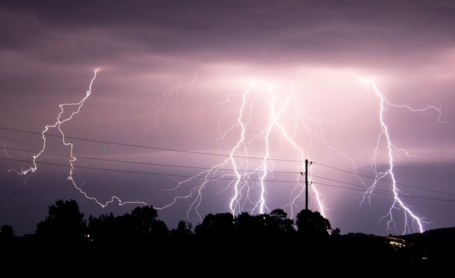 Winter weather: Thunderstorms, strong wind and downpours ahead