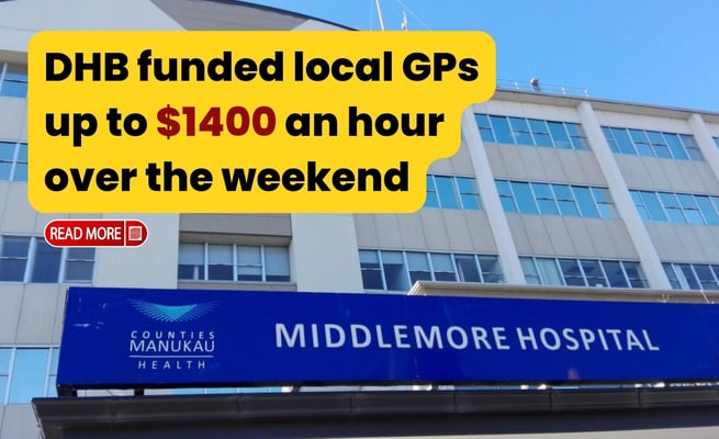 Hospital pressure: Counties Manukau DHB pays GPs up to $350 per patient for consultations