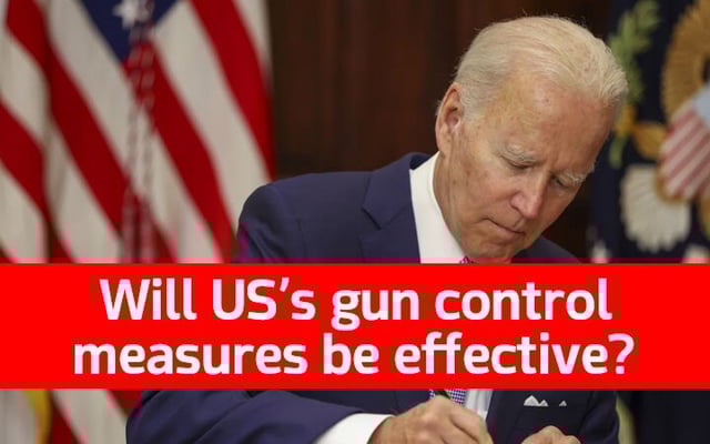Biden signs bipartisan bill on gun safety into law