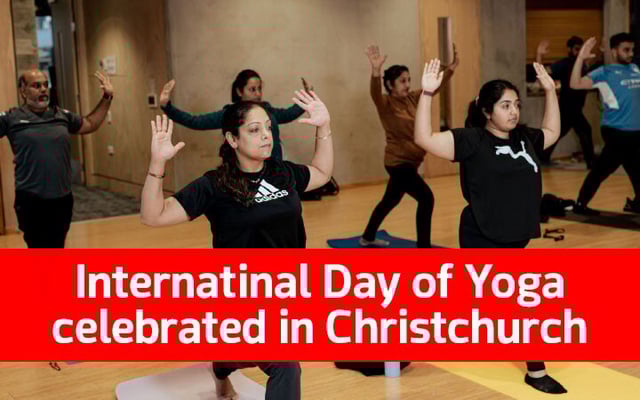 International Yoga Day brings together Christchurch enthusiasts