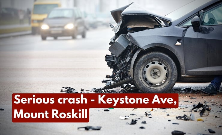Serious crash - Keystone Ave, Mount Roskill  - Auckland City
