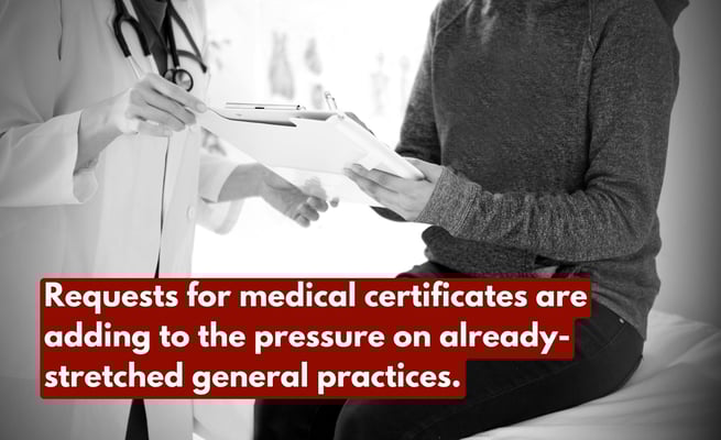GPs urge workplaces to ease employee's medical certificate requirements