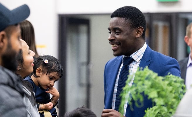 Former refugee eyes seat in Parliament