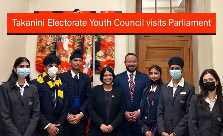 Takanini Electorate Youth Council take on Parliament
