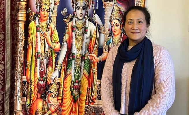 Journey starts in China and ends at Krishna's feet in Aotearoa