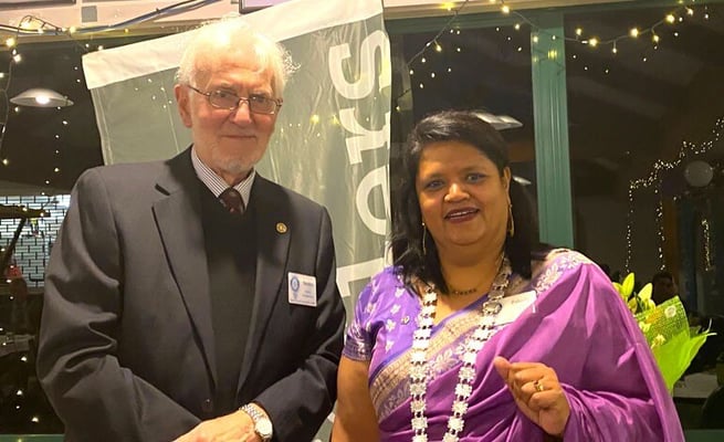 Indian woman helms Rotary Club in Wellington