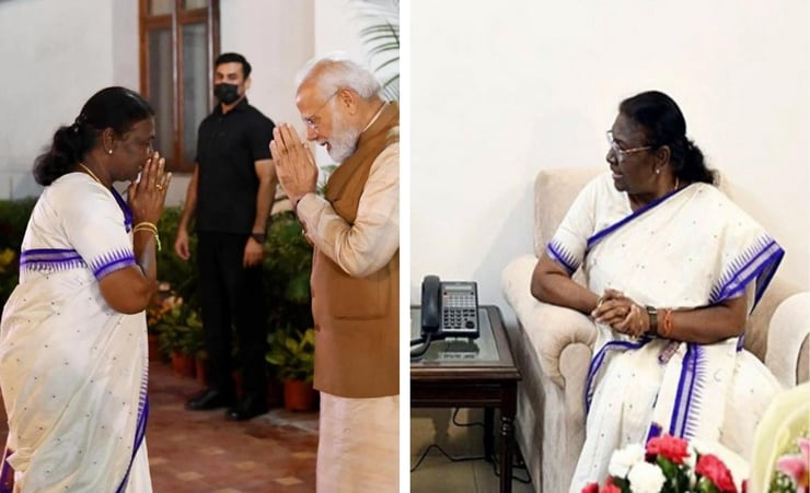 PM Modi meets Droupadi Murmu, greets her on being elected as India's 15th President