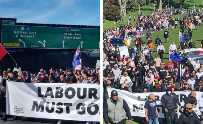'It's illegal behaviour' - Auckland mayor Phil Goff slams Brian Tamaki-led protest