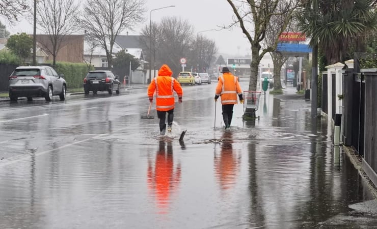 Rivers burst banks, flooding as wild weather hits South Island