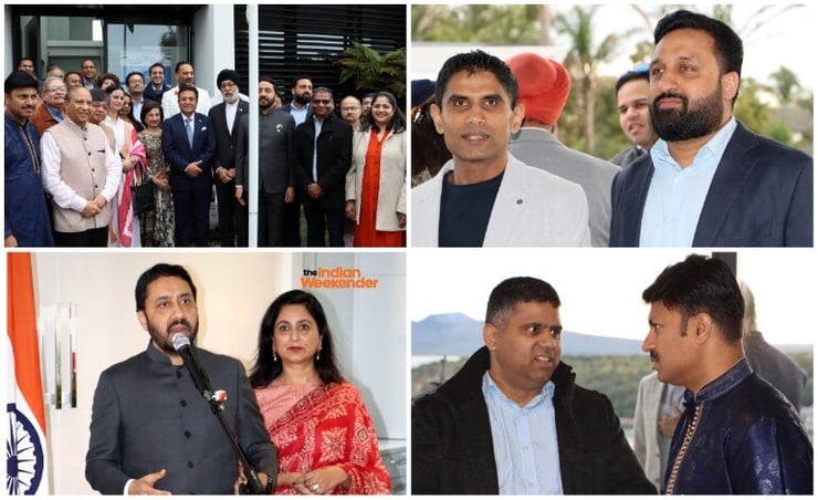 India's I-Day celebrations at Hon Consul's home