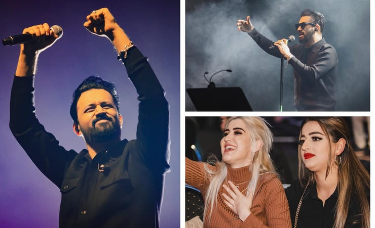 Full house Atif Aslam show at Trusts Arena, turns into a big party