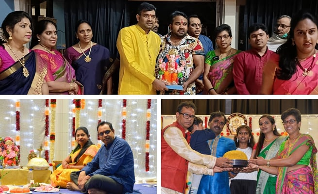 Telugu community comes together to celebrate Ganapati Chaturthi