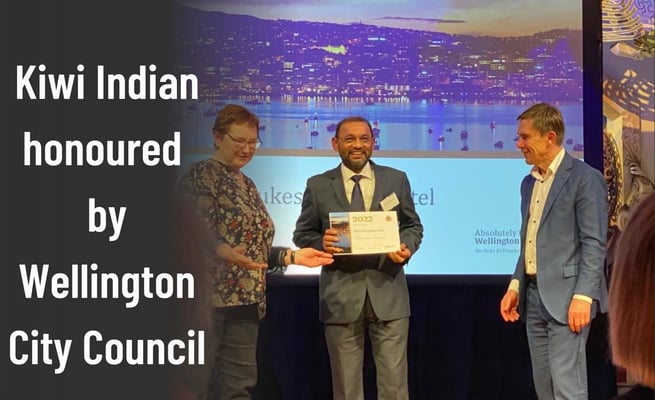 Kiwi Indian honoured by Wellington City Council