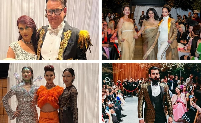Glamour and glitz at fashion show