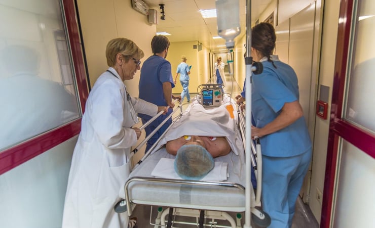 Hospitals remain under massive strain: 'Literally got patients in corridors'