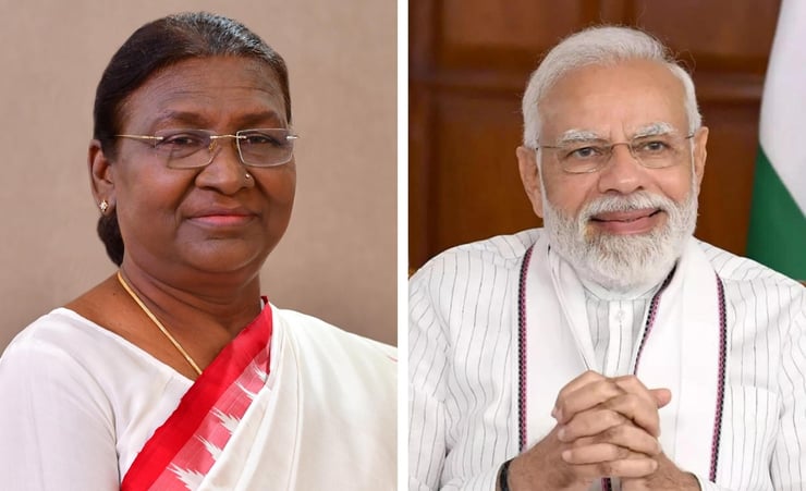 President Murmu extends birthday greetings to PM Modi; wishes for his good health