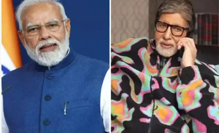 PM Modi extends birthday greetings to Amitabh Bachchan