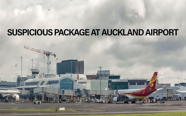 Defence respond to suspicious package at Auckland Airport