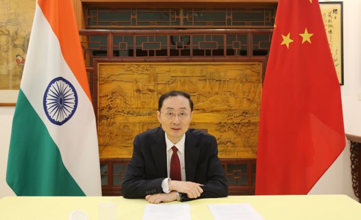 Let’s not interfere in each other’s internal affairs, says outgoing Chinese envoy to India