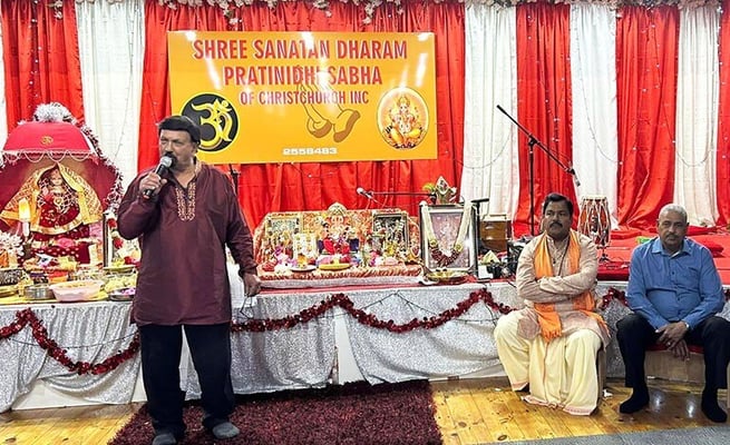 Fijian community hold Diwali puja in Christchurch