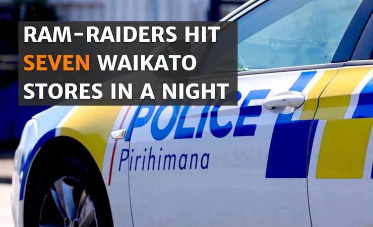 Forced out of business as ram-raiders hit seven Waikato stores in a night