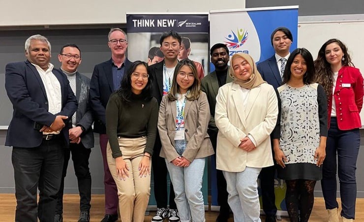 International students hit the road to highlight concerns