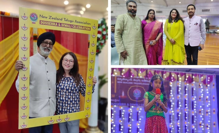 Kiwi Telugus celebrate Dussehra and Diwali