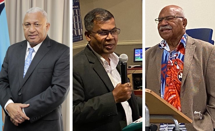 Bainimarama, Rabuka, Prasad key players as Fiji prepares for polls