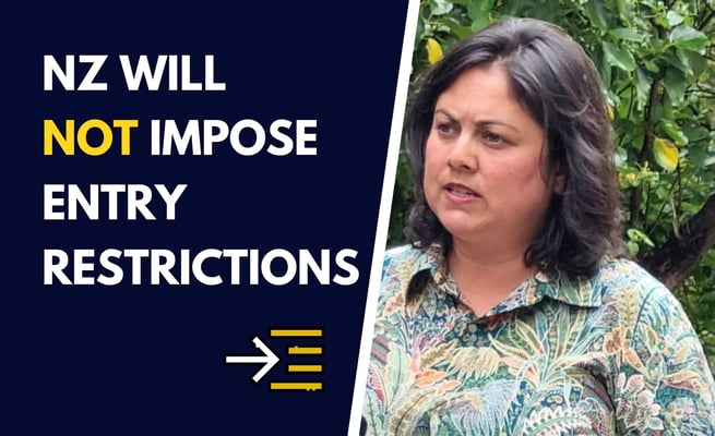 New Zealand will not impose entry restrictions on travellers from China