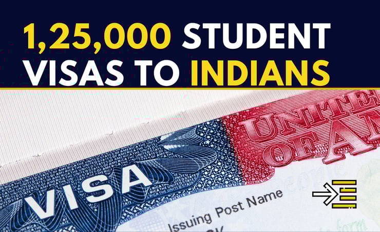 US issues nearly 1,25,000 student visas to Indians in 2022