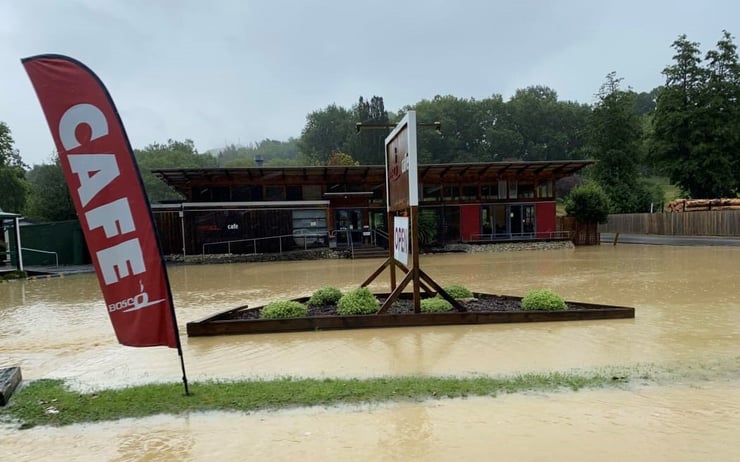 Wild weather in Bay of Plenty: Train derailed, bridge washed out cutting off residents
