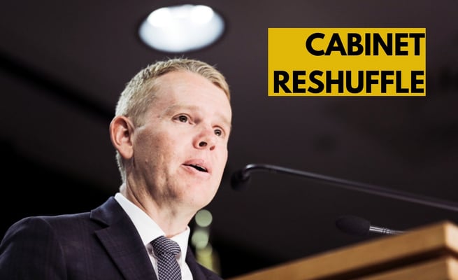 Prime Minister Chris Hipkins reveals Cabinet reshuffle