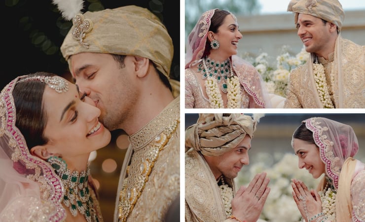 Sidharth, Kiara exude charm in first official wedding photos