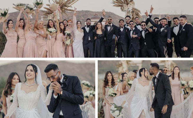 Hardik Pandya and Natasa Stankovic share dreamy pictures from Udaipur wedding