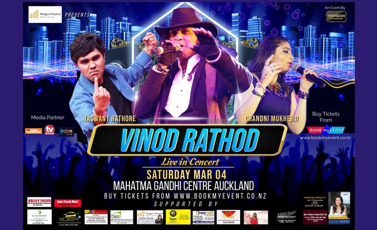 Vinod Rathod to perform his enchanting melodies in Auckland