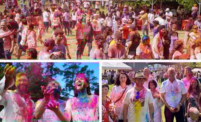 Waitakere brings Holi colours to the community