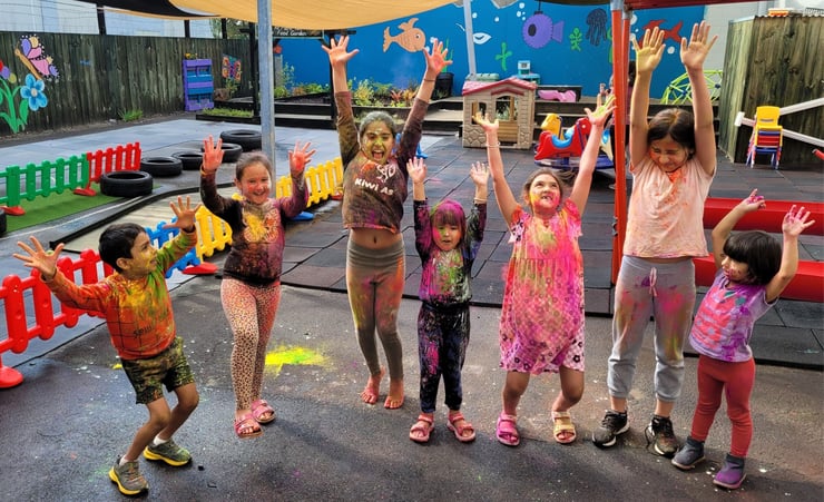 Rotorua Hindi School celebrates Holi with colourful festivities