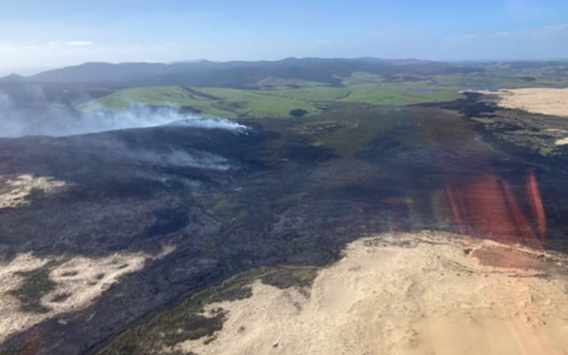 Blaze near Cape Reinga leads to plea for locals and visitors to be careful with fires