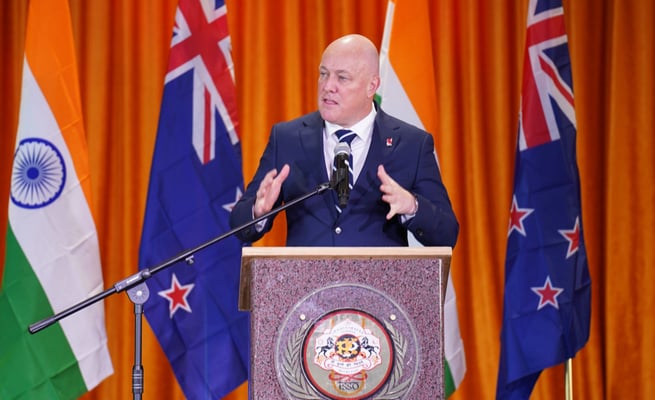 “When you think about India…”: Luxon says trade deal with New Delhi will be strategic priority