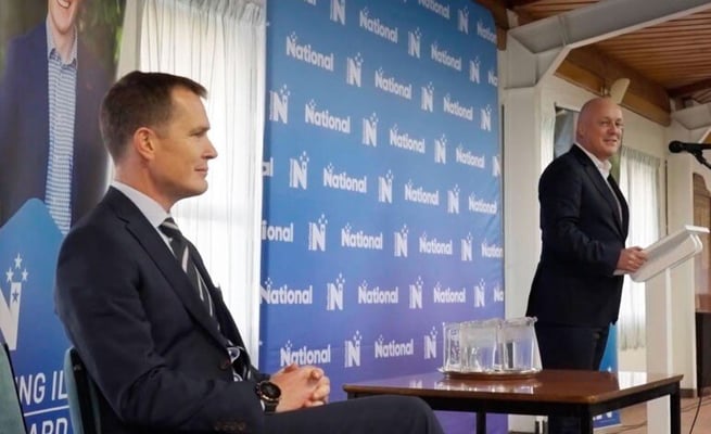 Luxon outlines National’s education reform at ChCh public meeting