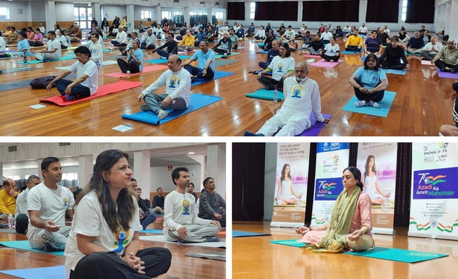 Breath of fresh air: NZ celebrates International Yoga Day