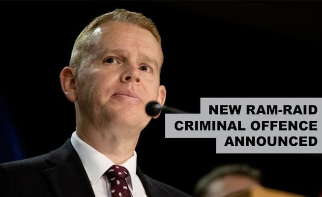 Government announces new ram-raid criminal offence