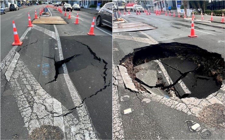 Sinkholes could open up in other areas of Auckland city - council