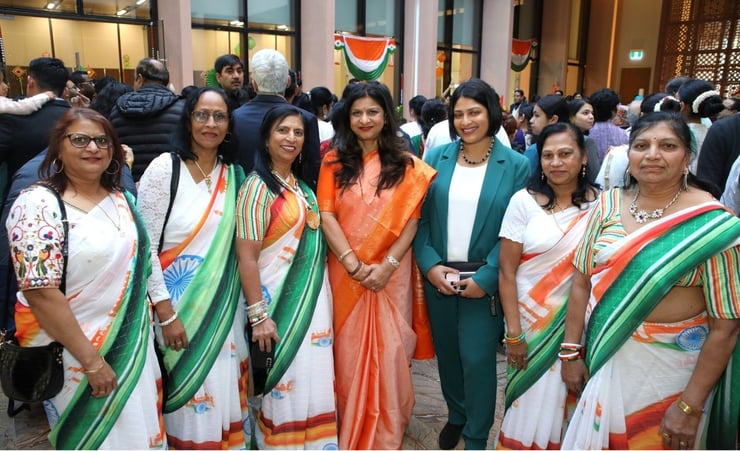 Vibrant celebrations mark 77th Independence Day at Indian High Commission